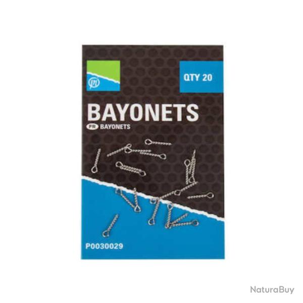 BAIONNETTES PRESTON BAYONETS POUR ESCHAGE - X20