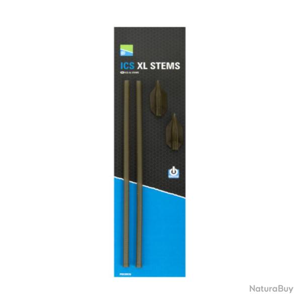 TIGES LONGUES PRESTON ICS XL STEMS - 180 MM