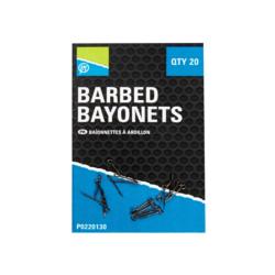 BAIONNETTES PRESTON BARBED BAYONETS POUR ESCHAGE - X20