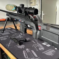 Tikka T3X CTR ch&acirc;ssis KRG Bravo + Ch&acirc;ssis d'origine