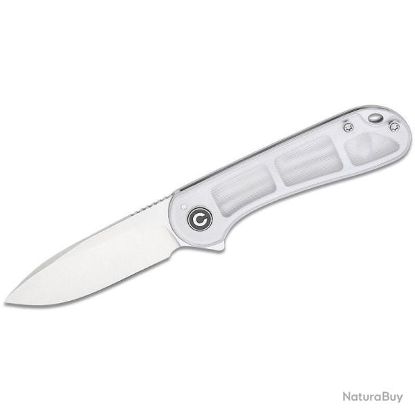 Couteau CIVIVI Elementum Lame Acier D2 Manche Lexan Transparent Liner Lock CIVC907A7