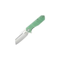 Couteau Kubey Atlas Lame Acier 14C28N Manche G10 Jade Liner Lock KUB328I