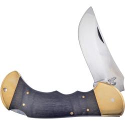 Couteau Frost Cutlery Commanche Bigfoot Lame Acier Inoxydable Manche Pakkawood Noir Lockback FKJ5BPW