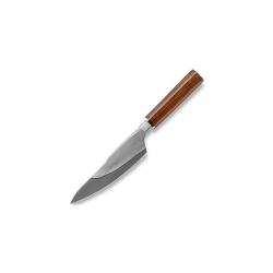 Couteau de Cuisine Xin Cutlery XinCraft Chef Lame Acier 440C San Mai Manche Bois De Fer XC140