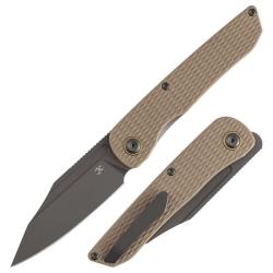 Couteau Kansept Nettle Lame Acier 154CM Manche G10 Sable Liner Lock T1103A5