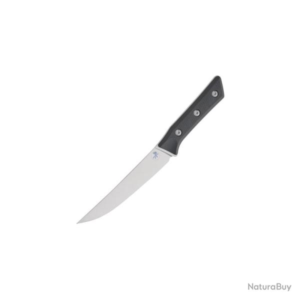 Couteau de Cuisine Microtech Boning Knife Lame Acier M390MK Manche G10 Noir Made In USA MCT310010BK