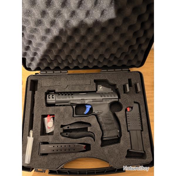 Vend Walther Q5 match cal9x19 avec Point rouge