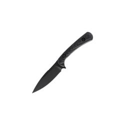 Couteau Fixe Toor Ravyth S Lame Acier CPM-M4 Manche G10 Noir Sculpt&eacute; &Eacute;tui Kydex Noir Made In USA