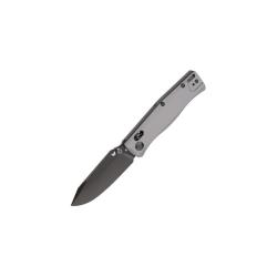 Couteau Flytanium BEEF Lame Acier D2 Manche G10 Gris Crossbar Lock FLY1386GSB