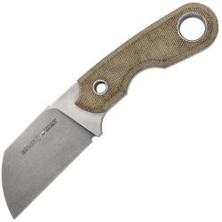 Couteau Fixe Viper Berus 2 Lame Acier M390 Manche Micarta Vert &Eacute;tui Kydex Noir Made In Italy