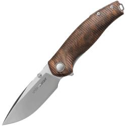 Couteau Viper Vale Lame Acier CPM MagnaCut Manche Bois de Noyer Sculpt&eacute; Liner Lock Made In Italy