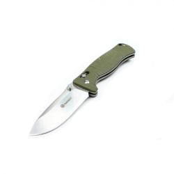 Couteau Ganzo G720 Lame Acier 440C Manche G10 Vert Olive G-Lock GAG720GR