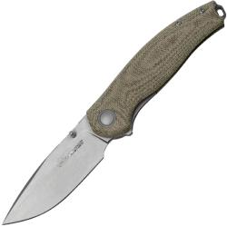 Couteau Viper Vale Lame Acier CPM MagnaCut Manche Micarta Vert Liner Lock Made In Italy V6006CV