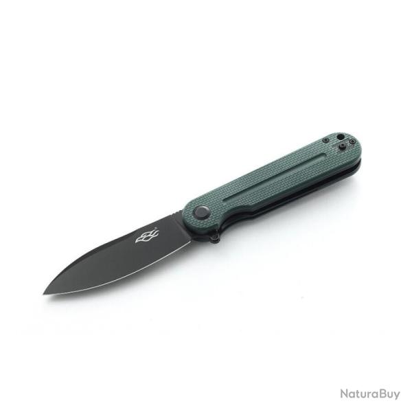 Couteau Ganzo Firebird Lame Acier D2 Manche G10 Vert Liner Lock GAFH922PTGB