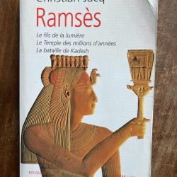Rams&egrave;s, christian Jacq oeuvres tome 1 - Bouquins Robert Laffont 1998