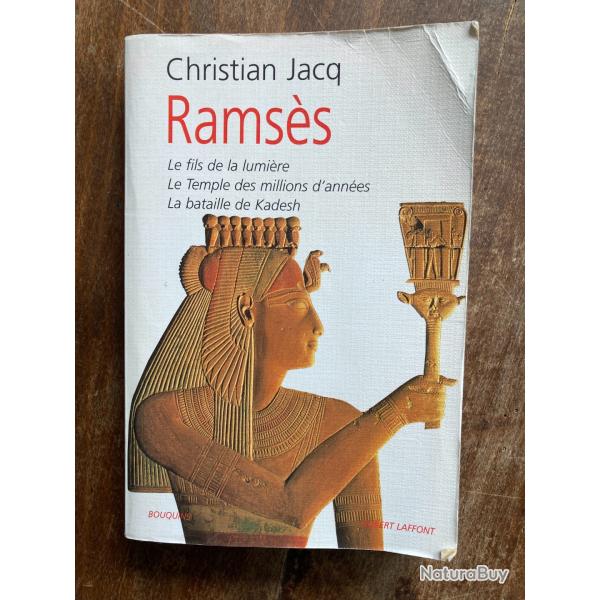 Rams�s, christian Jacq oeuvres tome 1 - Bouquins Robert Laffont 1998