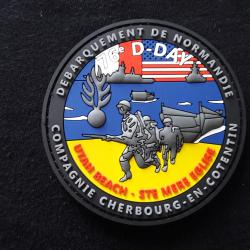 Ecusson 76&egrave;me Anniversaire du D&eacute;barquement en Normandie - PVC