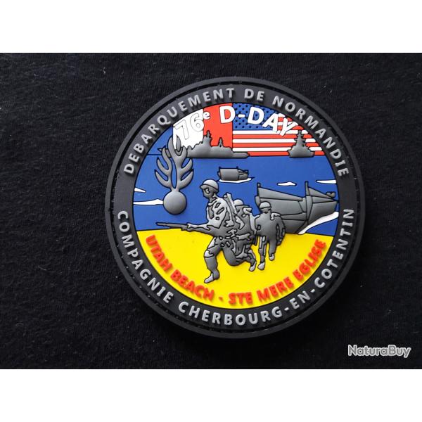 Ecusson 76�me Anniversaire du D�barquement en Normandie - PVC