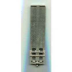 Belle r&egrave;gle &agrave; calcul d'artillerie fran&ccedil;aise pour canon de 95 mm Lahitolle Mle 1888 - GUERRE 14-18