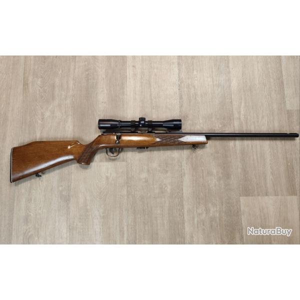 Ench�res 1� sans r�serve ! - Carabine � verrou VOERE - 22 LR - Canon 54 cm + Lunette 4x32 (Occasion)
