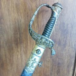 Sabre d'officier sup&eacute;rieur de marine Mle 1853/70