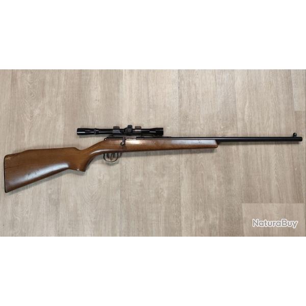 Ench�res 1� sans r�serve ! Carabine ANSCH�TZ MONOCOUP - Cal .22 LR - 55 cm + Lunette 4x20 (Occasion)