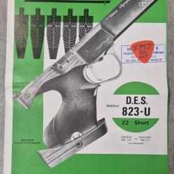 Notice pistolet UNIQUE D.E.S. 823-U