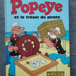 Popeye et le Tr&eacute;sor du Pirate vintage 1980 T&eacute;l&eacute;-Librairie