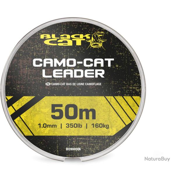 T�te de ligne Black Cat Camo-Cat Leader 100/100 50m 160kg