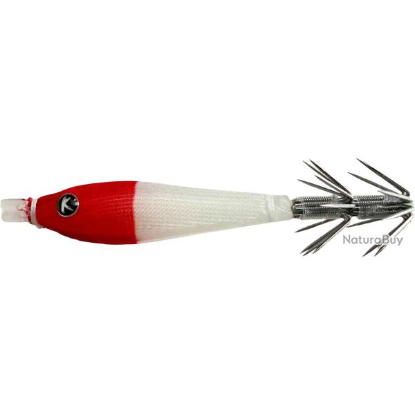 Turlutte Ragot Killer Tataki Opai Soft 3g 4,5 cm Red / White