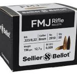 SELLIER BELLOT cal.8mm FMJ 196gr x50