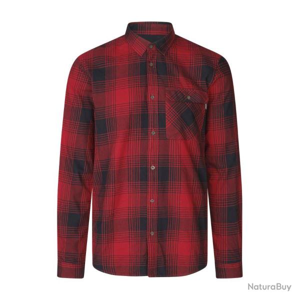 Chemise Flanelle Glen Rouge Seeland - Chemise glen rouge S