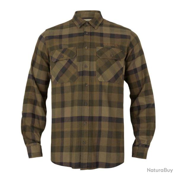Chemise H�rkila Asmund ML Beech Green Check - chemise Asmund BGC 2XL