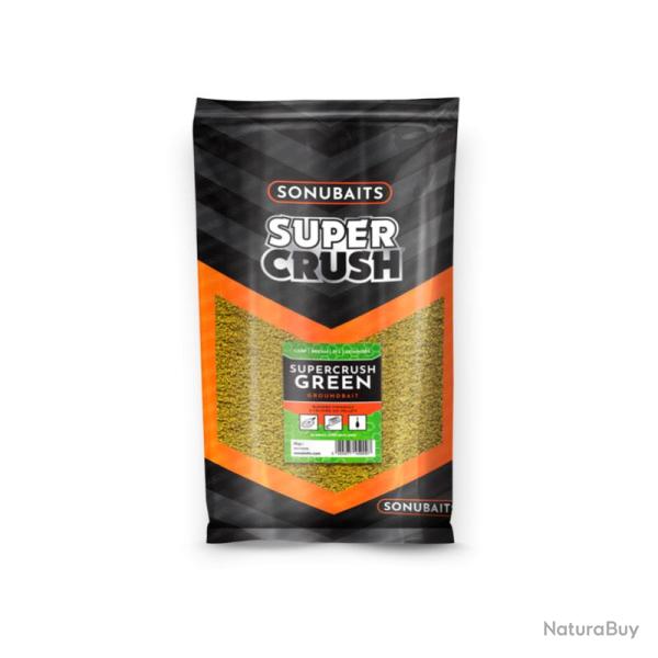 AMORCE SONUBAITS SUPERCRUSH GREEN GROUNDBAIT 2 KG