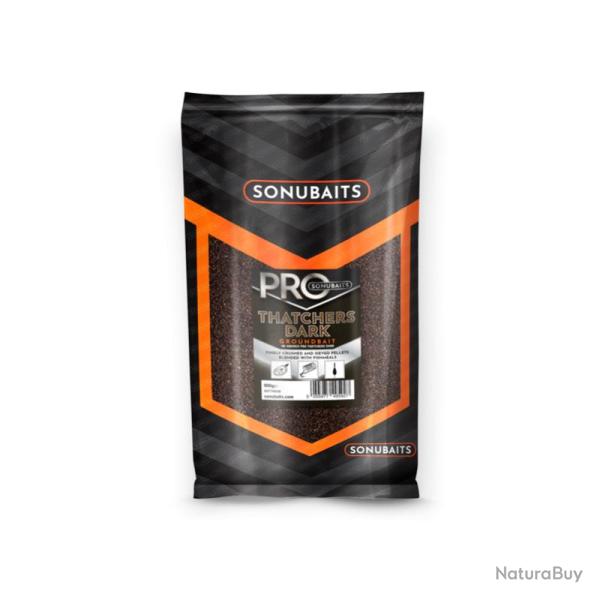 AMORCE SONUBAITS PRO GROUNDBAIT THATCHERS DARK 900 G