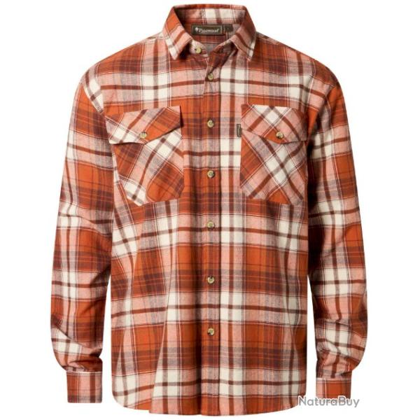 Chemise PINEWOOD h�rjedalen terracotta et marron