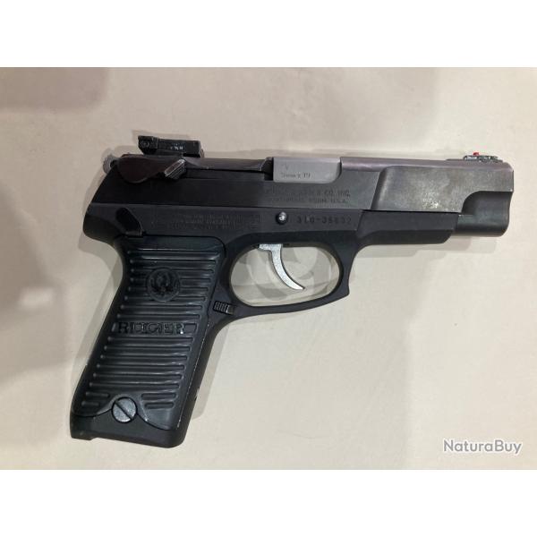 Pistolet Ruger P89 9mm para