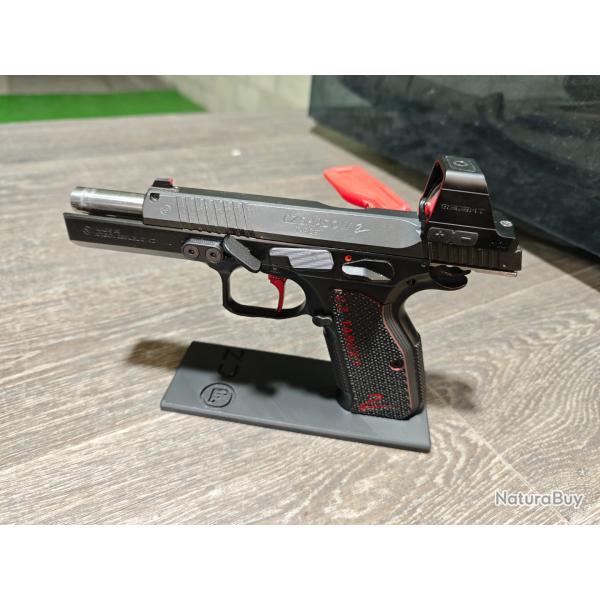 Stand simple / Support / Pr�sentoir pour pistolet CZ SHADOW 2 TARGET 5 et 6 pouces