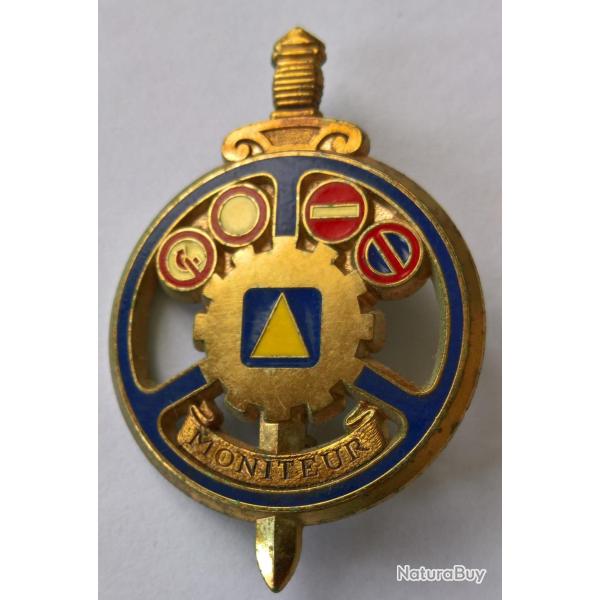 Insigne moniteur d'auto �cole militaire