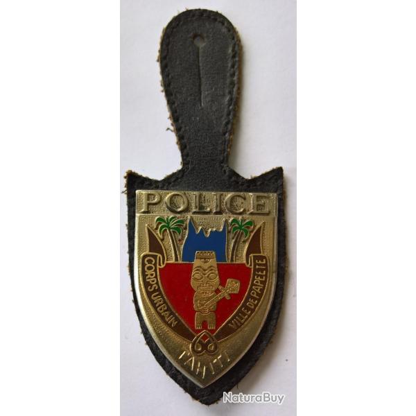Insigne Police Corps Urbain Papeete Tahiti