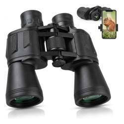 Jumelles Chasse 20x50 Tactiques � Optique BAK4 FMC avec Adaptateur Smartphone