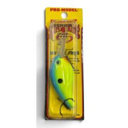 Leurre Strike King Pro Model Crankbait Series 4 Chartreuse Powder Blue Back