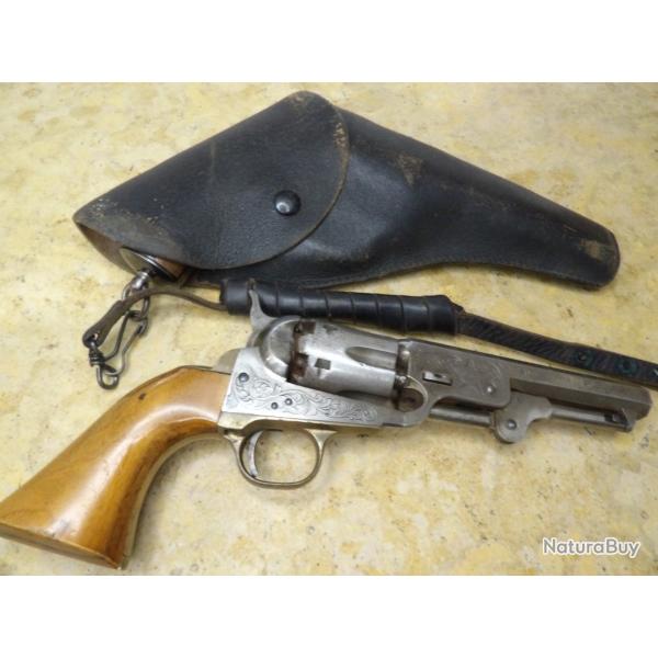 ETUI REVOLVER cuir ancien 1892 smith colt  holster housse