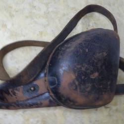 &eacute;tui r&eacute;volver 1892 r&eacute;glementaire Fran&ccedil;ais tampons 1939 Paris ww2  holster housse seconde guerre