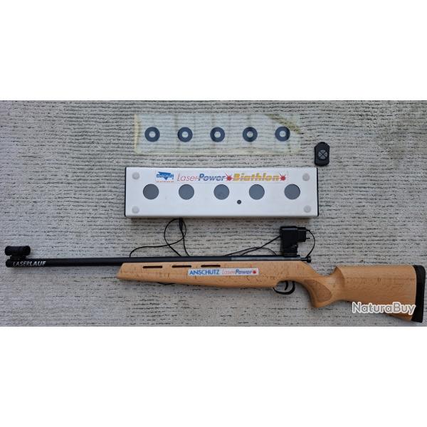 Ensemble carabine laser biathlon Ansch�tz LaserPower