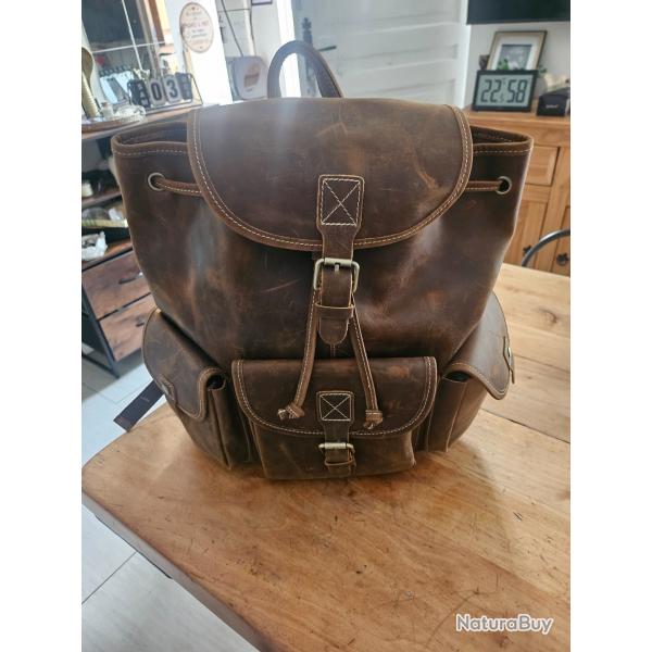 Vend sac a dos en cuir