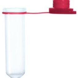 50 dosettes en plastique 2ml pour la poudre noire (bouchon attach&eacute; rouge)
