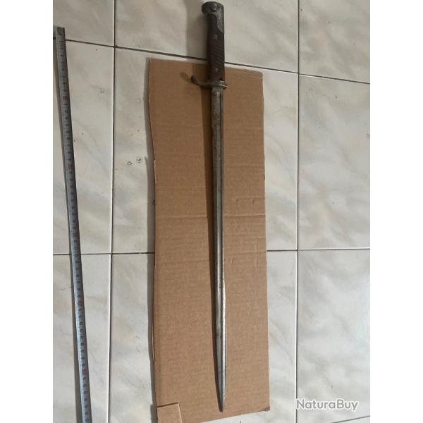 Ba�onnette S98 allemande 65cm