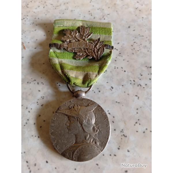 M�daille Madagascar 1895 en argent