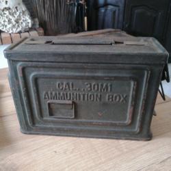 Caissette vide a munitions US ww2  cal 30 M1